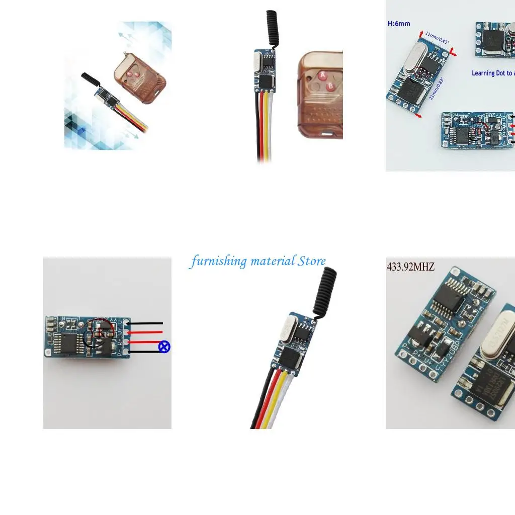 

Y5GD Industrial Grade Micro Wireless Remote Control Small Controller Power Button
