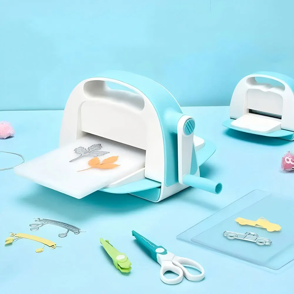 

1PC manual embossing cutter, practical, portable and foldable, suitable for scrapbooking and holiday greeting card making.