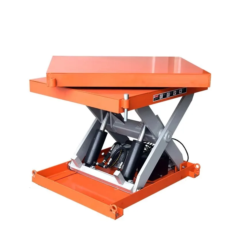 Electric scissor lift industry warehouse uses cargo lift rotary lift platform