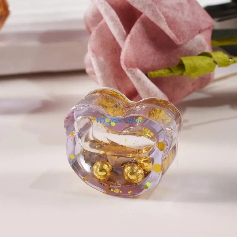 

G5GC Versatile Sturdy Silicone Mold with Star Heart Shapes Portable Accessory for Party Supplies and Craft Projects
