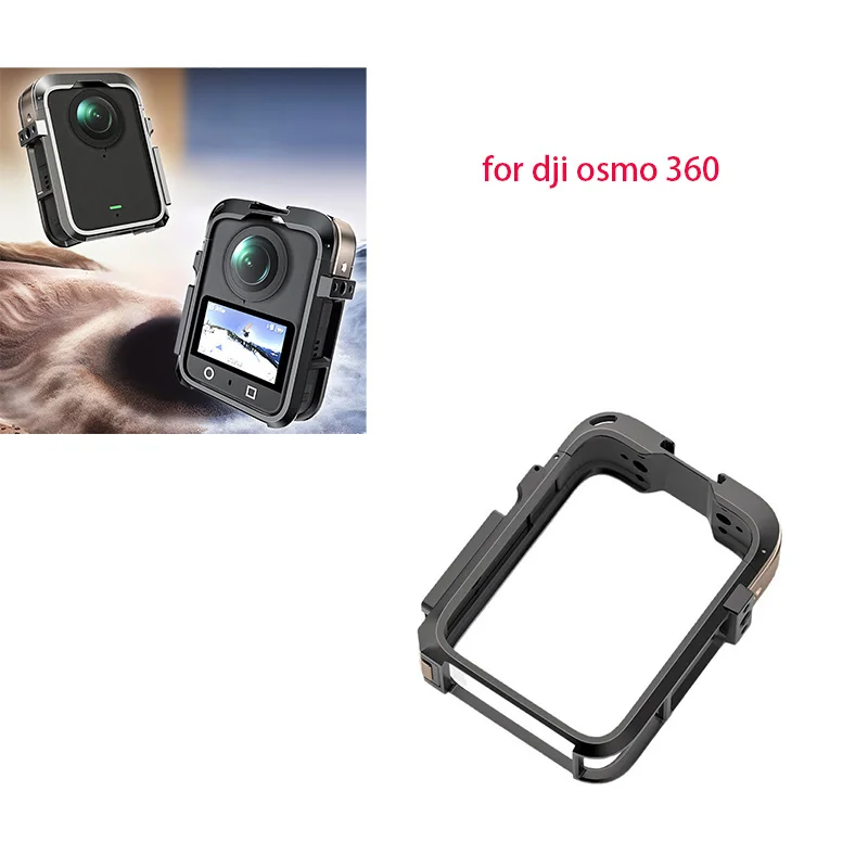 

Rabbit Cage for DJI Osmo 360 Aluminum Metal Frame with Lens Protection Expansion Adapter Mount Action Camera Accessory
