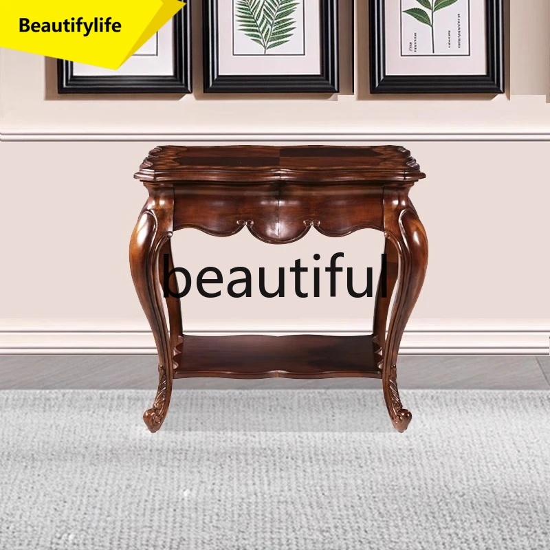 

07A Красное дерево, журнальный столик, журнальный столик с резьбой по дереву, цветок, вилла, гостиная, прямоугольный журнальный столик