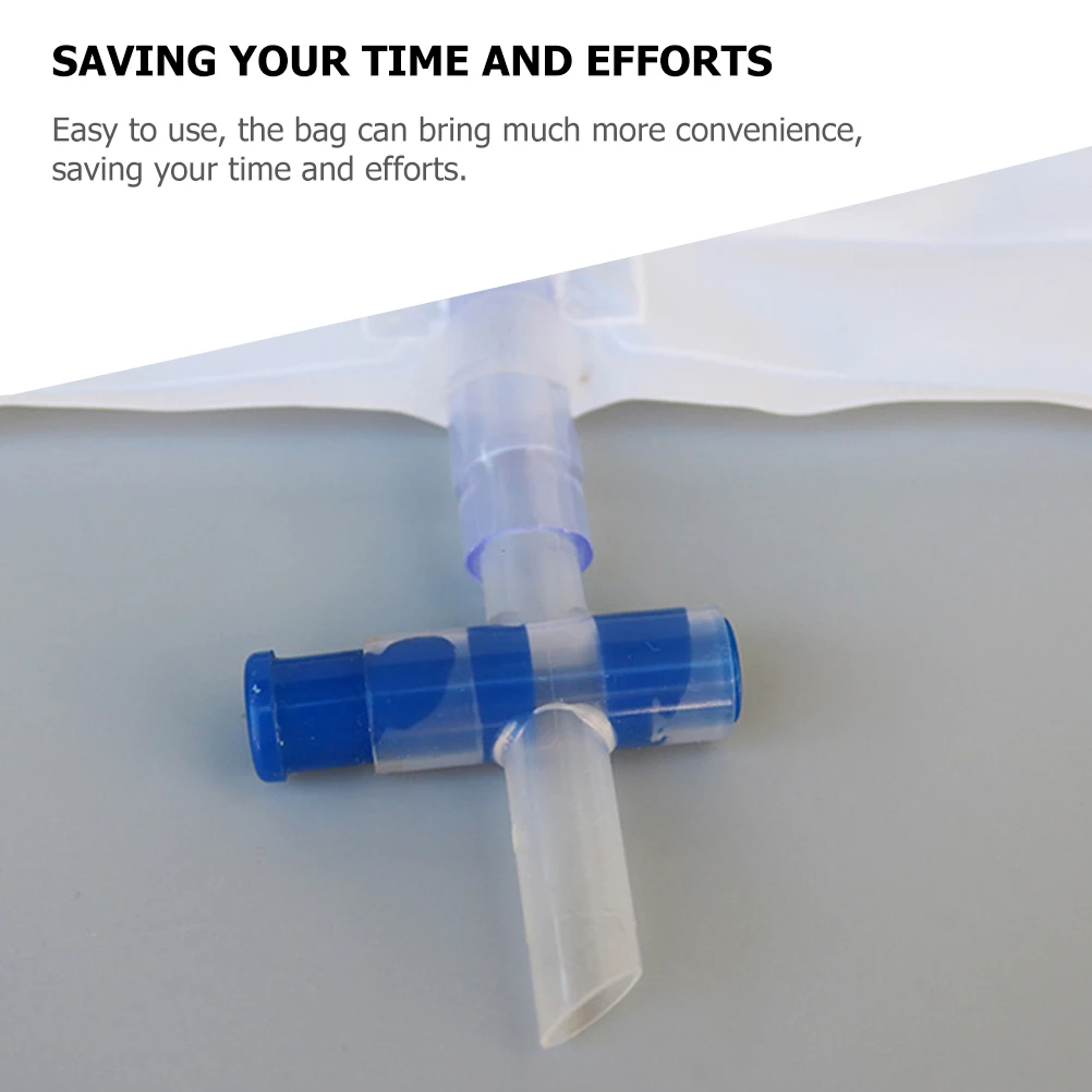 

3 шт. одноразовый мешок для мочи, длинный мешок-катетер, дренажный мешок для пациента, портативный зеленый одноразовый дренажный мешок