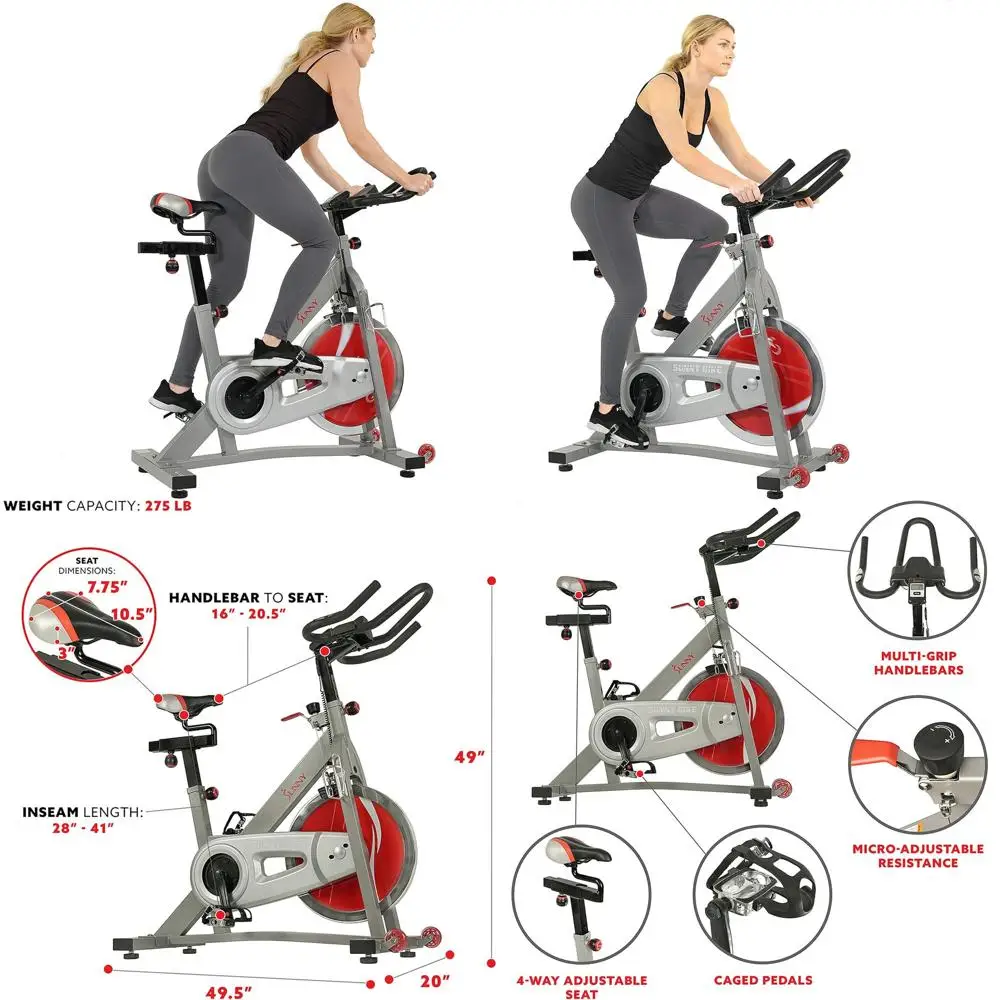 

Стационарный велотренажер с регулируемым сиденьем и рулем с несколькими ручками, велосипедное оборудование для дома для кардиотренировок