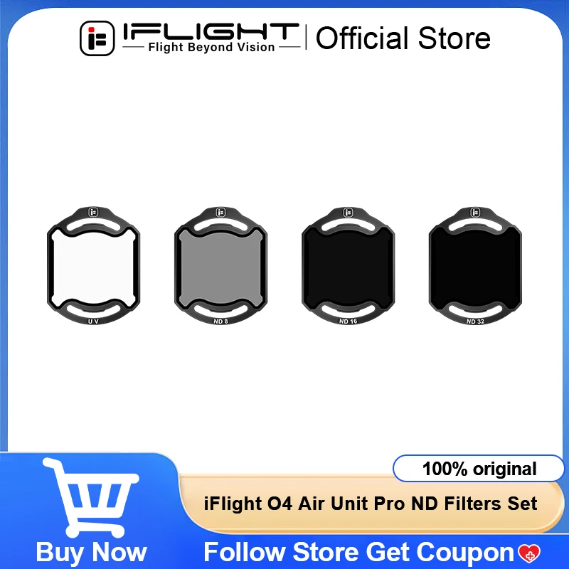 Набор фильтров iFlight O4 Air Unit Pro ND для дрона DJI O4 Pro Air Unit УФ-фильтр ND8 ND16 ND32 с воздушным блоком O4 Pro Набор фильтров iFlight O4 Air Unit Pro ND для дрона DJI O4 Pro Air Unit УФ-фильтр ND8 ND16 ND32 с воздушным блоком O4 Pro