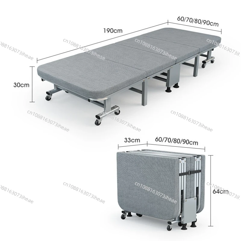 Camping bed, outdoor camping bed, folding bed, lightweight toilet, portable single person, additional hiking equipment