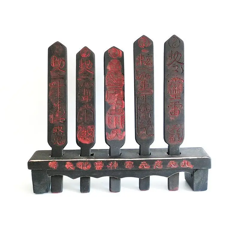 The old method summons the nine heavens, ten thousand gods and five thunder orders, all hand-carved mahogany