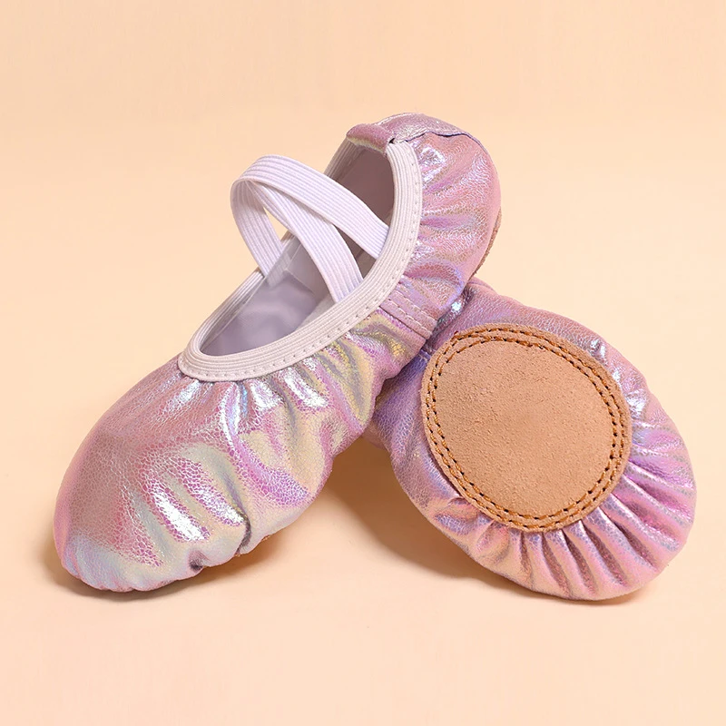 Dance Shoes with Soft Soles Specifically Designed for Womens and Childrens Dance Practice Non Tied Cat Paw Shaped Ballet Shoes