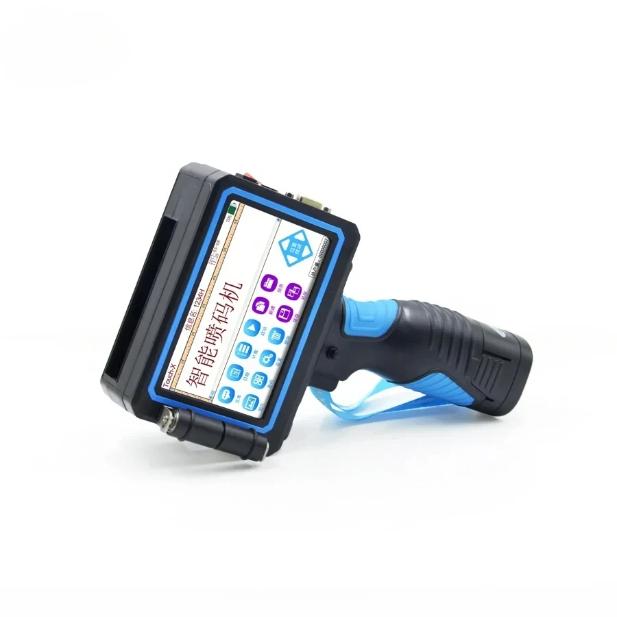 

12.7mm portable mini handheld label code continuous inkjet printer for plastic glass carton tube