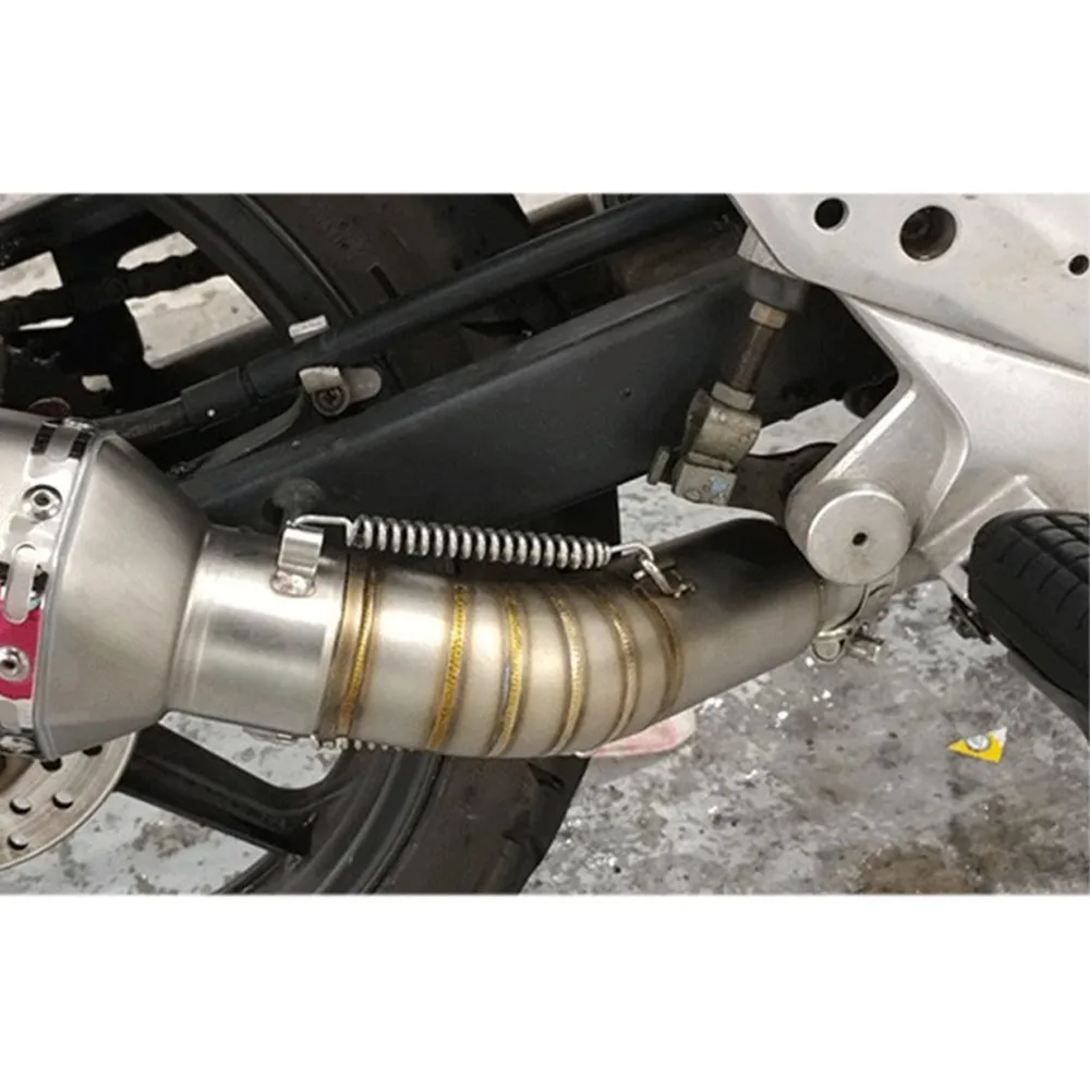 لهوندا CBR150 CB150R 2017-23 نظام العادم الكامل كاتم الصوت نصائح أنظمة عادم الأنابيب #5