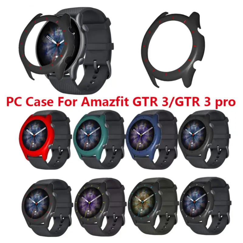 Pc Protector High Quality Two-color Protective Cover Silicone Dustproof Bumper Shell For Amazfit Gtr 3 Case Drop-proof