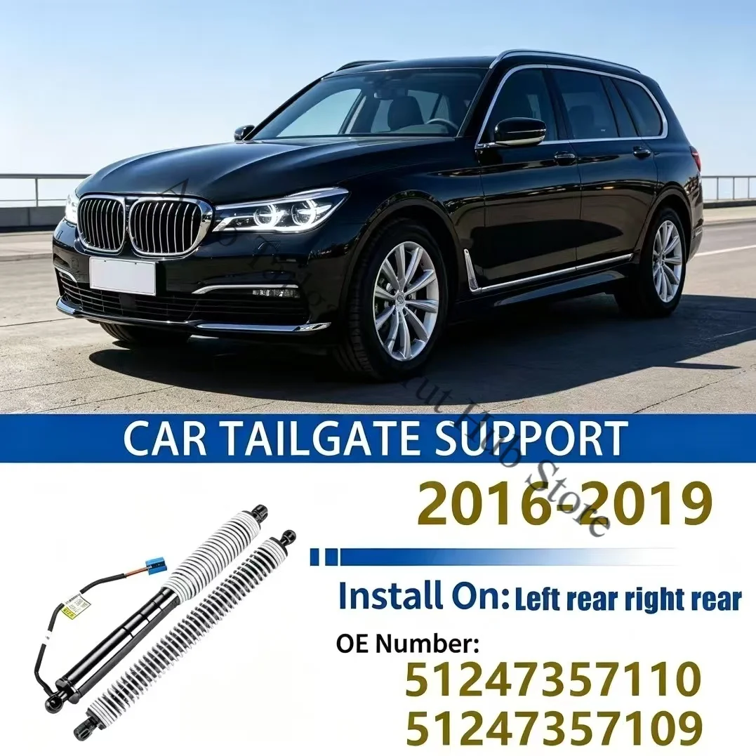 51247357109 51247357110 LH Tailgate Gas Spring Struts RH Rear Tailgate Power Lift Support For BMW 7 Series G11 G12 2016-2019