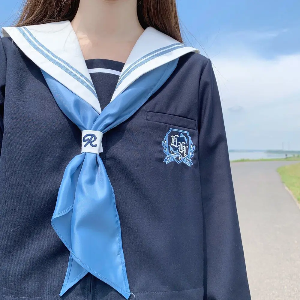 Saia Seifuku japonesa plissada para estudantes, traje de torcida, trajes de marinheiro, uniforme do ensino médio, Coreia do Sul JK