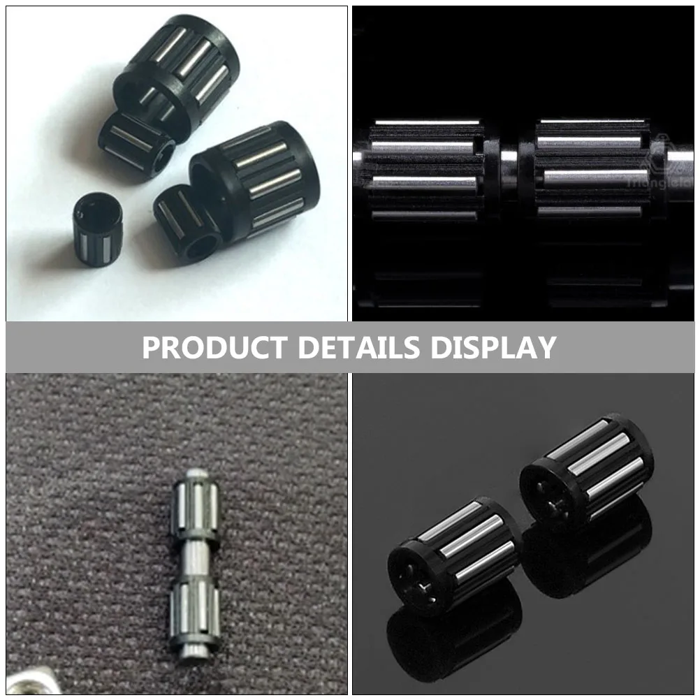 

50 Pcs Plastic Plane Bearing Roller Radial Needle Full Complement Compact Bearings Cage Assembly Suitable Dynamic Loads