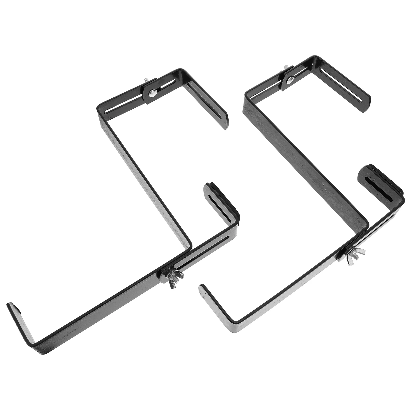 

Flower Pot Bracket Adjustable Planter Holder for 5-10 5cm Railings Iron Plant Hanger Balcony Garden Wall Hook Hanging Stand Rack