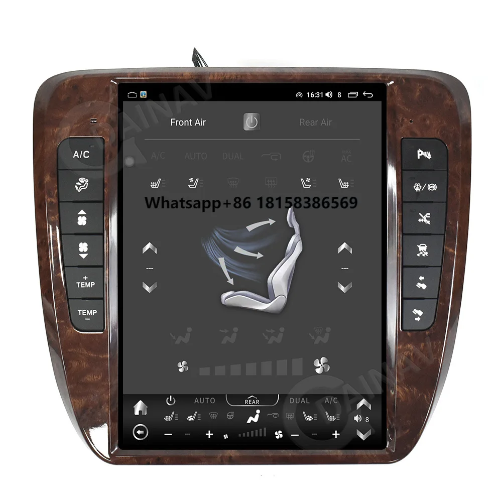 

Android 12 Car Radio 13 Inch Auto AC GPS Navi Multimedia Player Carplay for GMC Yukon Chevrolet Tahoe Suburban 2007 2008-2014 Ce