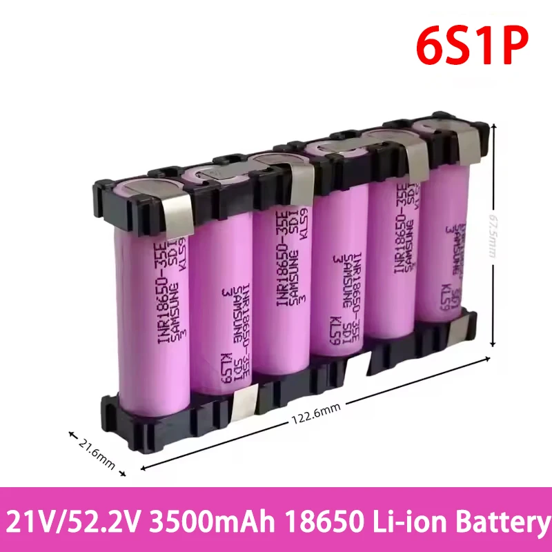 جديد 20A 18650 35E 3500mAh 7000mAh 2S 3S 4S 5S 6S /1P 2P 7.4V 12.6V 14.8V 18V 25.2V لبطاريات مفك البراغي لحام البطارية