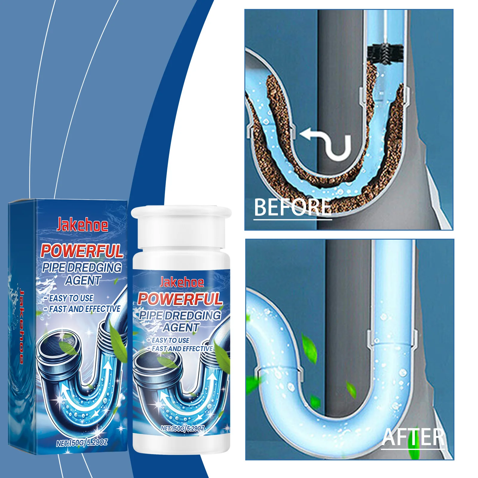 

Средство для прочистки сливных труб - эффективно устраняет засоры и остатки в трубах кухонных и ванных раковин, эффективное удаление засоров.