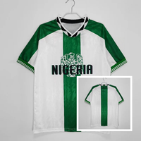 1996 Nigeria classic retro football jersey retro breathable and comfortable sports short-sleeved T-shirt for men and women