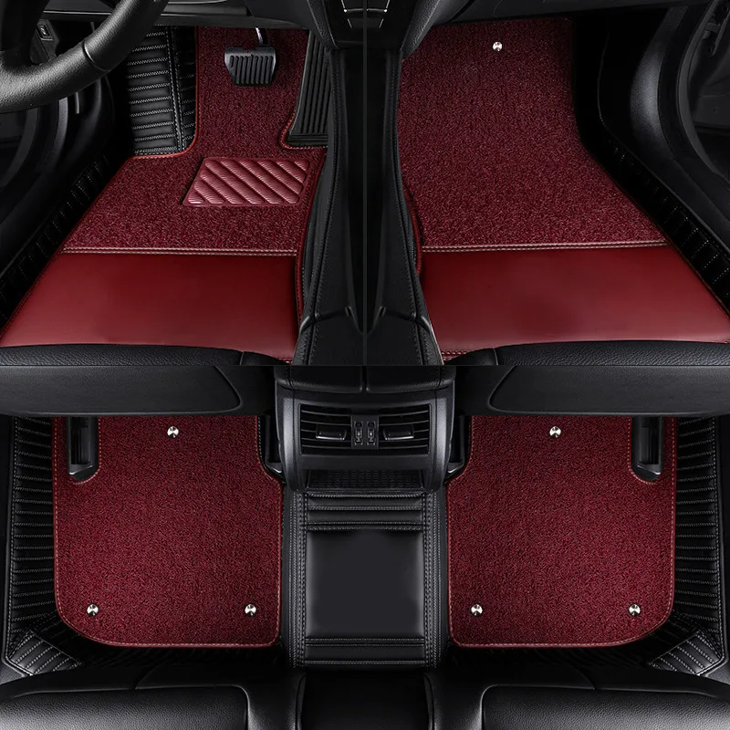 

High quality! Custom special car floor mats for Mercedes Benz AMG GT 53 2024-2019 waterproof double layers carpets for GT53 2022