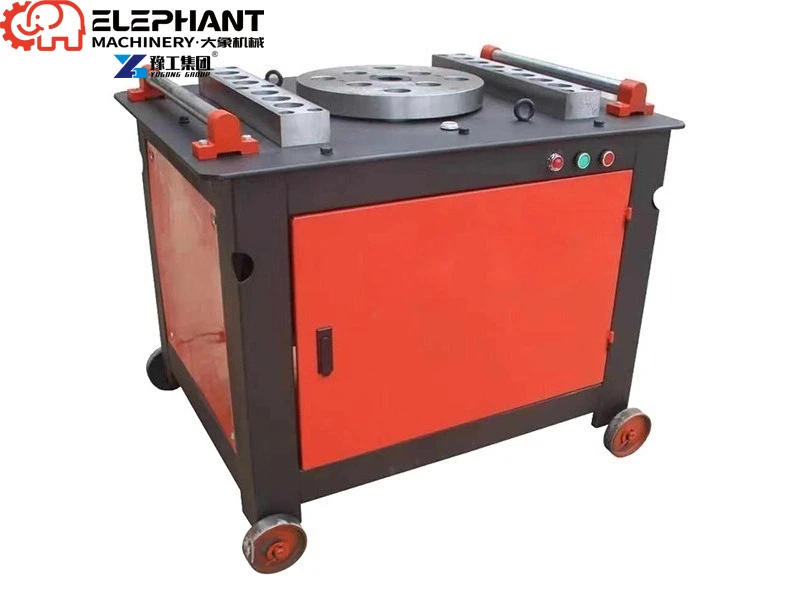 CNC Steel Bar Arc Bending Machine W/ Manual Alloy Motor - New Features Rebar Bender For Construction Industry