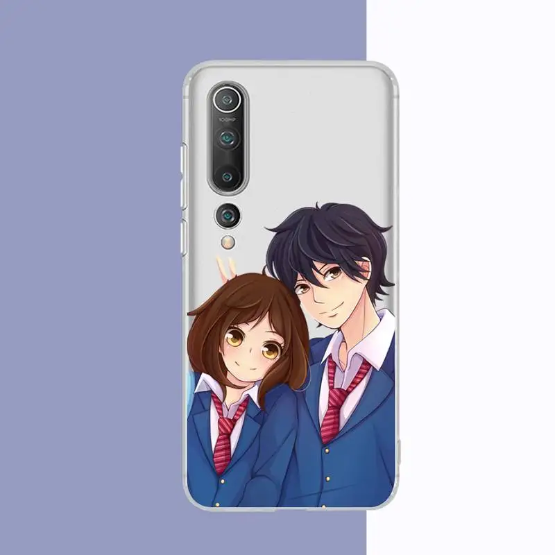 Ao Haru Ride Love lovely anime Phone Case for Samsung S20 S10 lite S21 plus for Redmi Note8 9pro for Huawei P20 Clear Case