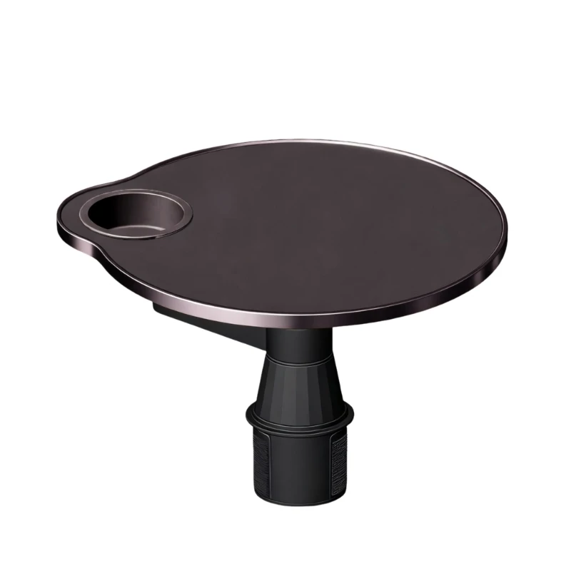   Rotating Auto Dashboard Tray With Foldable Design Perfect For Eating Working Or Storing Items