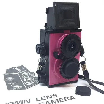 XFILM double reflection camera 135MM Film camera adult scientific Retro double reflection camera gold and silver finished