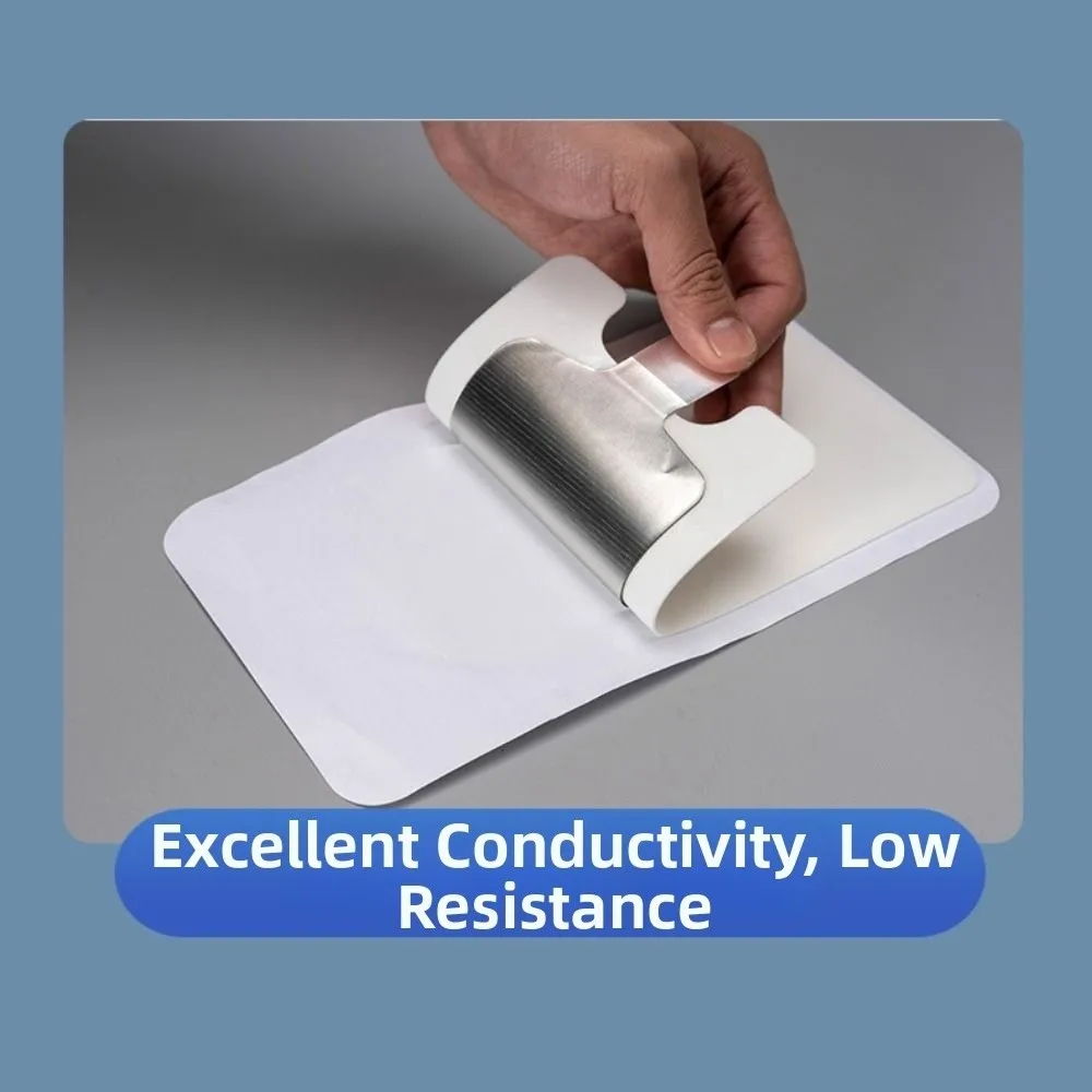 225×124mm Neutral Electrode Pad Monopole Bipolar Self Adhesive ESU Grounding Plate Low Resistance High Frequency