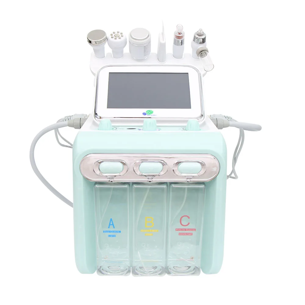 Wasserstoff Sauerstoff Gesichtsmaschine Tiefenreinigung RF Lifting Straffung Mitesser Entfernung Hautpflege Wasser Dermabrasion Schönheitsgerät – Detail 7