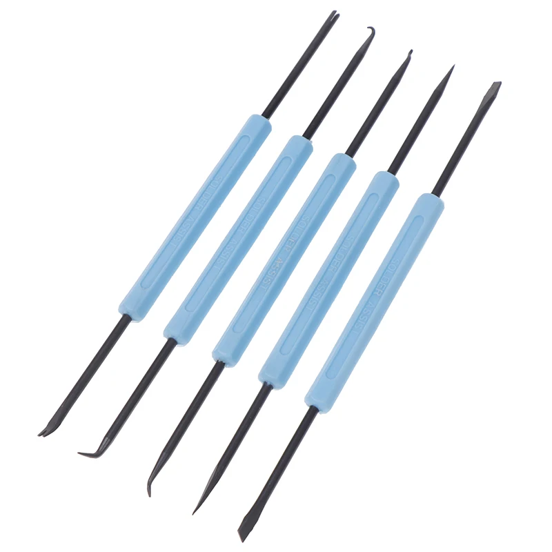 6PCS circuito di saldatura saldatura strumento ausiliario dissaldante aiuto Prop PCB strumento di riparazione per la pulizia Set di assistenza per la saldatura fai da te