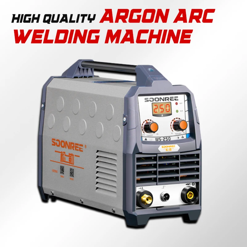 Portable Tig Welder 220V Power WS-200A 250A  Pulse Tig Arc 2 In 1 Professional Tig Argon Gas Welding Tig Welding Machine