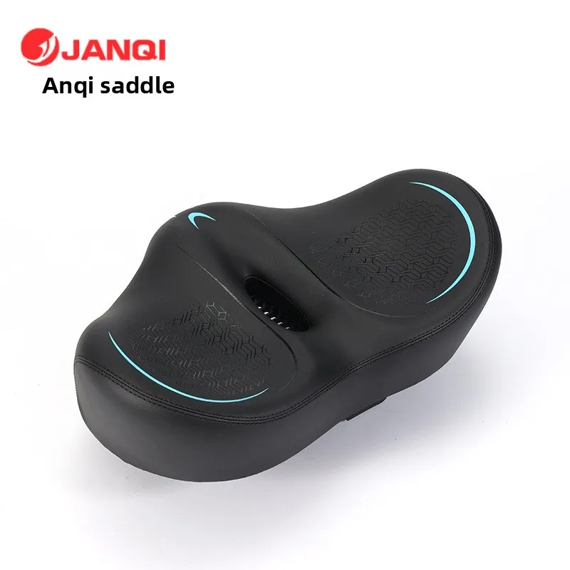 

No nose through hole No nose seat cushion Anti-butt pain Soft cycling seat Spinning bicycle Highway increase Wide saddle