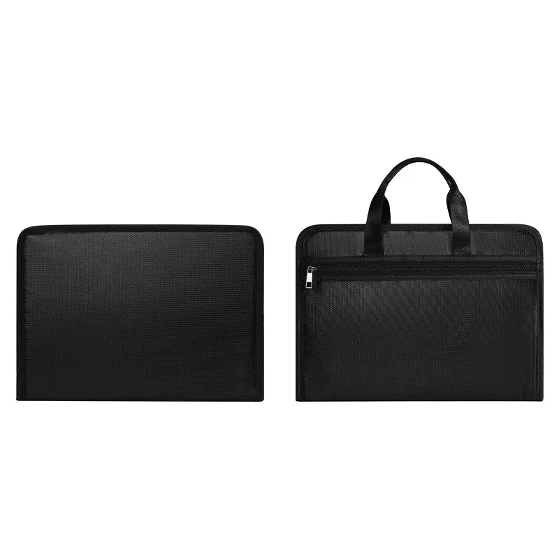 Borsa per documenti ignifuga con pacchetto organo Valigetta per banconote ignifuga da 12 tasche di grande capacità per uomo e donna