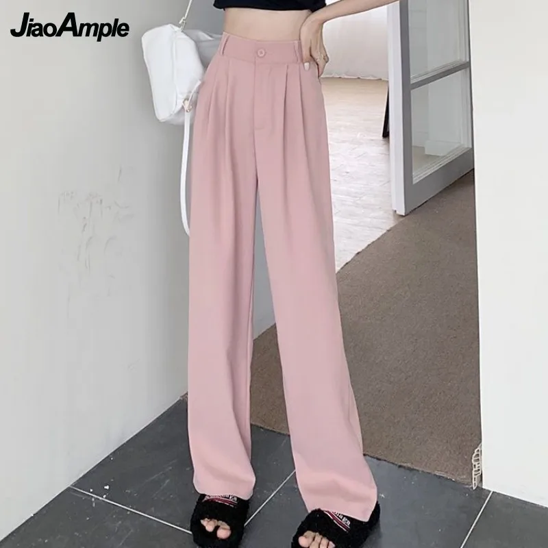 Women\'s 2024 Summer New Casual Fashion Matching Set Korean Elegant Pink Short Sleeved Blouse+Sling+Suit Wide Leg Pants 3 Piece