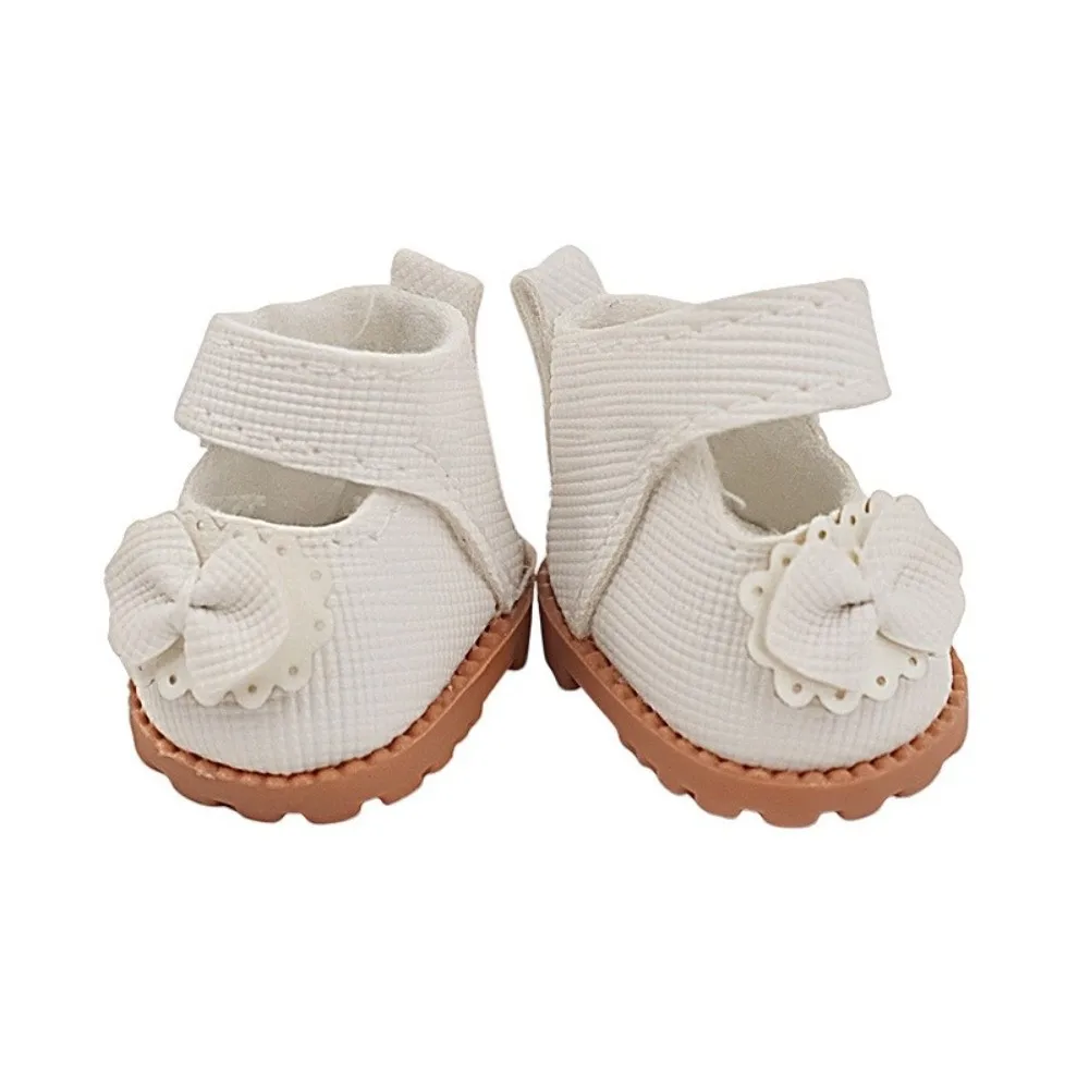 Accessories 3.5*2.3cm Shoes Leather Material Bow Tie Design PU Shoes 17cm Size PU Material Shoes Accessories