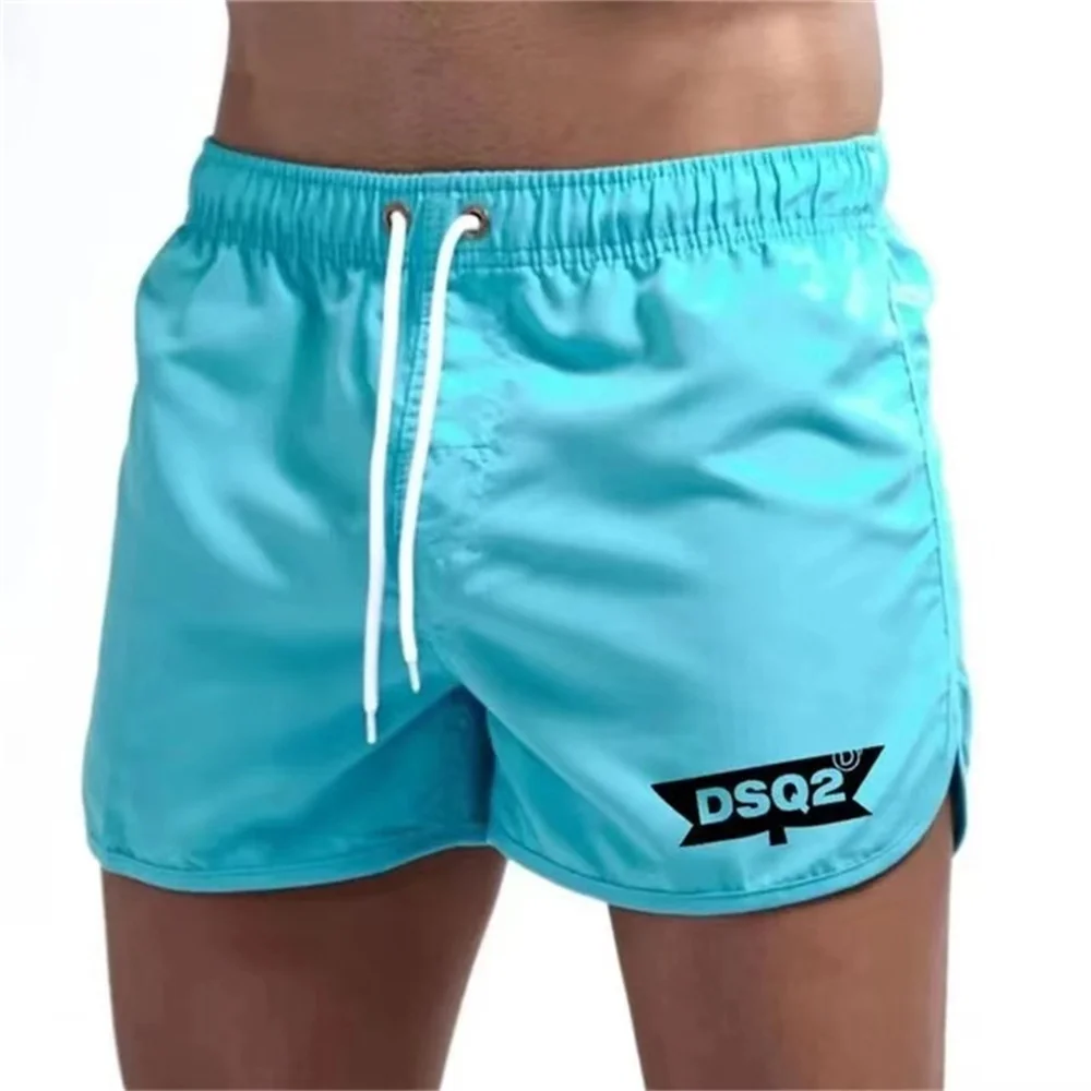 Summer men\'s beach shorts print Quick drying Breathable outdoor fitness jogging sexy shorts casual swimming trunks