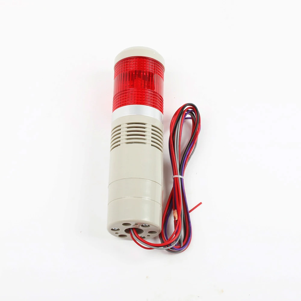 DC 12V 24V 110V 220V LED โคมไฟความปลอดภัย Stack อุตสาหกรรม Tower สัญญาณ LTA-502 1ชั้นสัญญาณคงที่