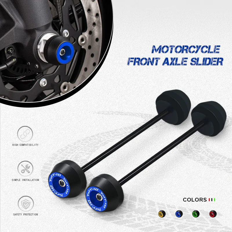 

MT10 Передняя и задняя оси, защита вилки, ползунок для защиты мотоцикла от падения, защитная накладка для YAMAHA MT-10 mt10 2016-2022