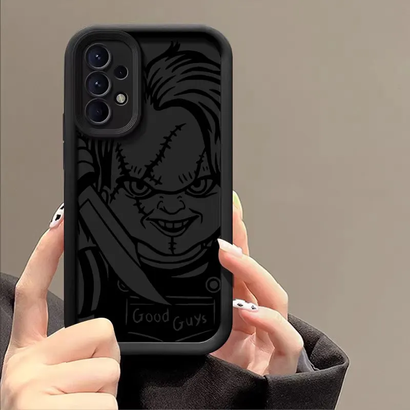 ChuckyS Doll Horror Case For Samsung Galaxy A55 A35 5G Cases A13 A54 A53 A52 A34 A33 A32 A21 A14 A23 A24 A12 A51 A71 Phone Cover