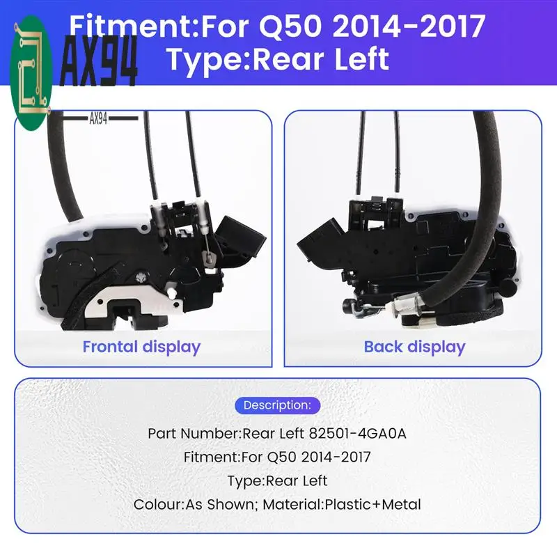 

AX94-Door Lock Actuator Door Lock Latch For Infiniti Q50 2014-2017