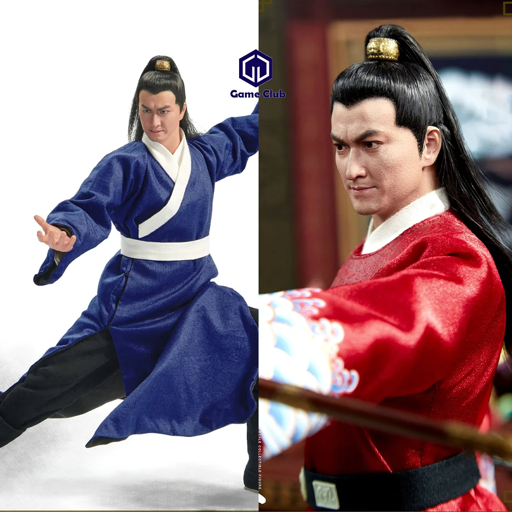 В наличии TOYS ZOY 009 1/6 Мужская серия Big Song Dynasty - Zhanzhao 2.0 Красный Синий Официальный наряд Полный набор 6-дюймовой экшн-фигурки Модель