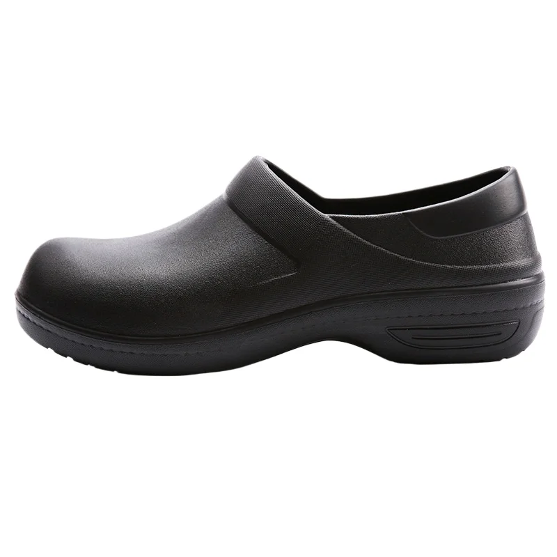 chef Safety Shoes Non-slip Kitchen Work Shoes For Men Women Oilproof Waterproof Rain Boots EVA Lightweight Soft Water Shoes_voghion.com