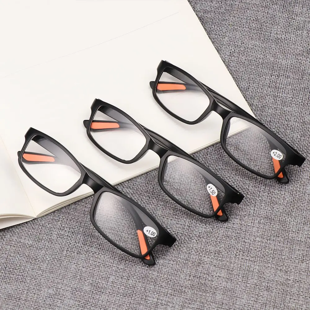 1 Stück +1,00 ~ + 4,0 Dioptrien Unisex Schwarz Lesebrille Flexible Brillen Tragbare Vision Care Ultraleichte Vergrößerungsbrille