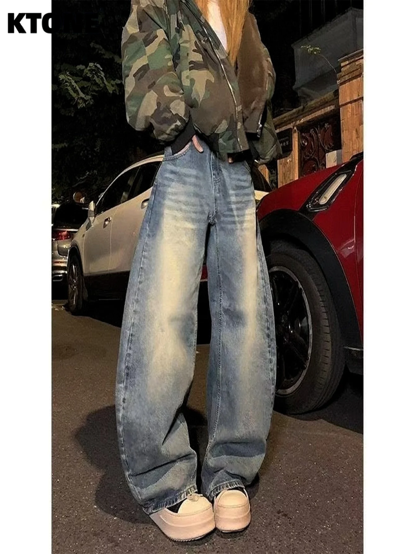 

Свободные синие джинсы для мужчин Y2k Drip Original, удобная одежда унисекс. Аксессуары и ремни в комплект не входят.