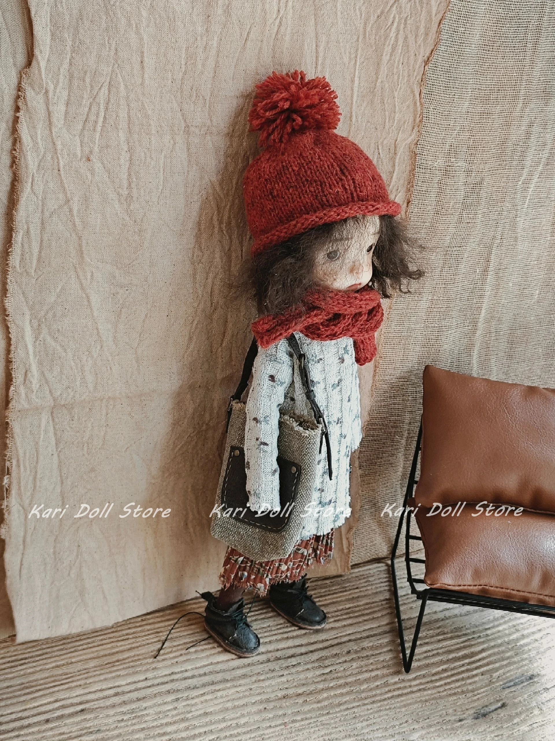 Kari-Puppenkleidung und Röcke 2025, gestrickter langer T-Rock, lange Socken für Landazz Landoudou Doll