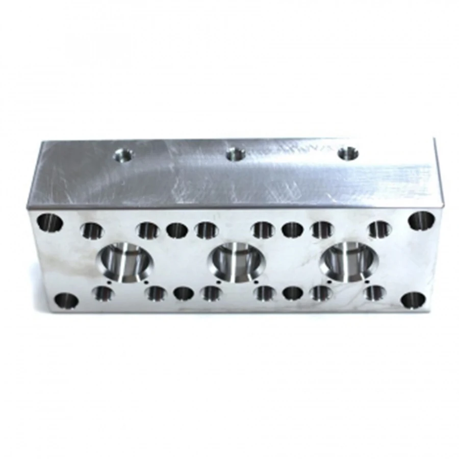 

55k waterjet cutter direct diver pump Subplate manifolder assmbly 014108-1 Hplex Main parts water jet cutting intensifier