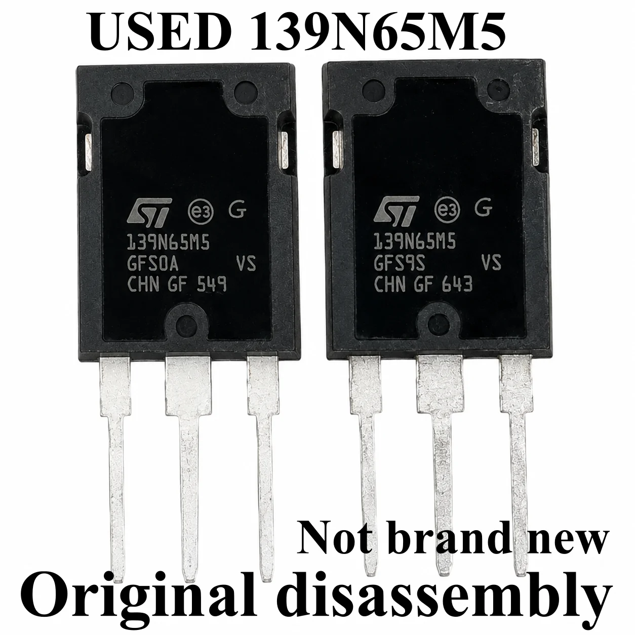 5-10pcs 100% Original disassembly 139N65M5 139N65MS STY139N65M5 139A650V