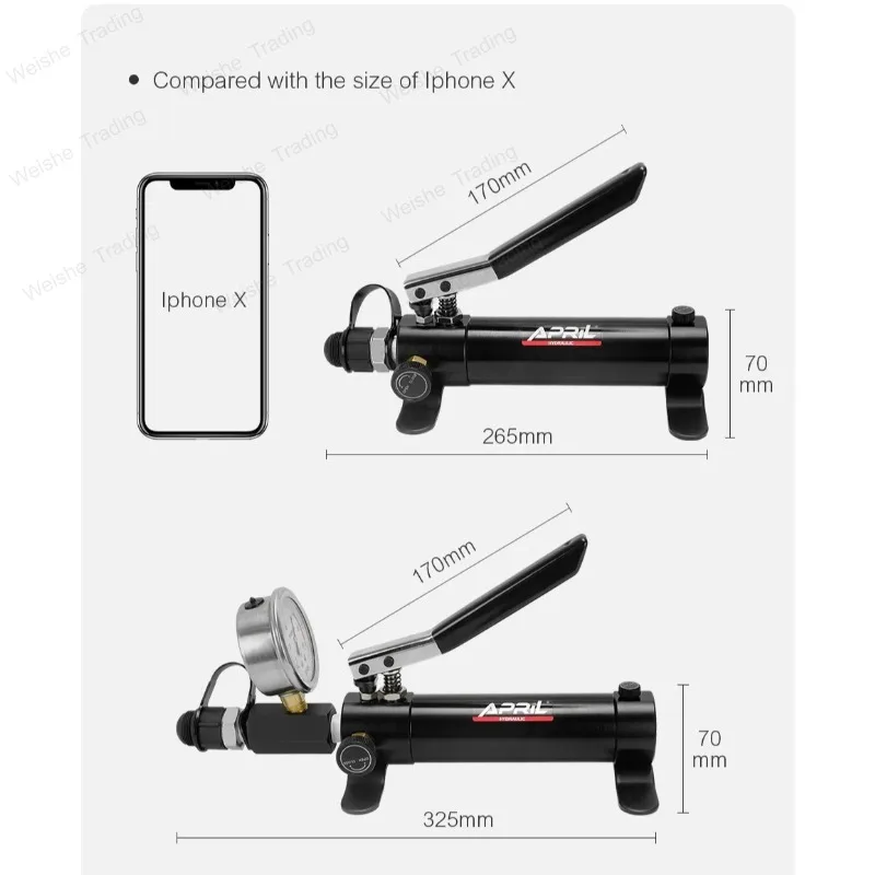 High Pressure Hydraulic Hand Pump APR-180 Mini Manual Hydraulic Pressure Pump