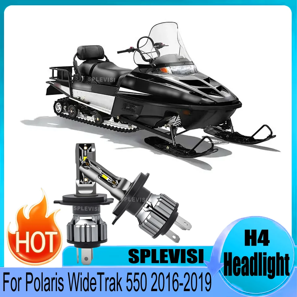 Stable Lighting Durable Materials Last Longer​ h4/9003 led motorcycle headlight For Polaris WideTrak 550 2016 2017 2018 2019